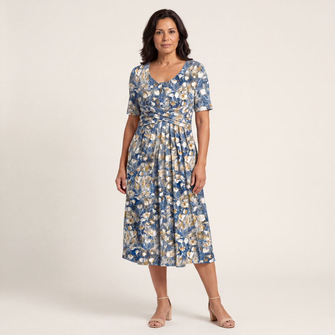 GEORGINA | ELEGANT DRESS WITH TUMMY COVERAGE