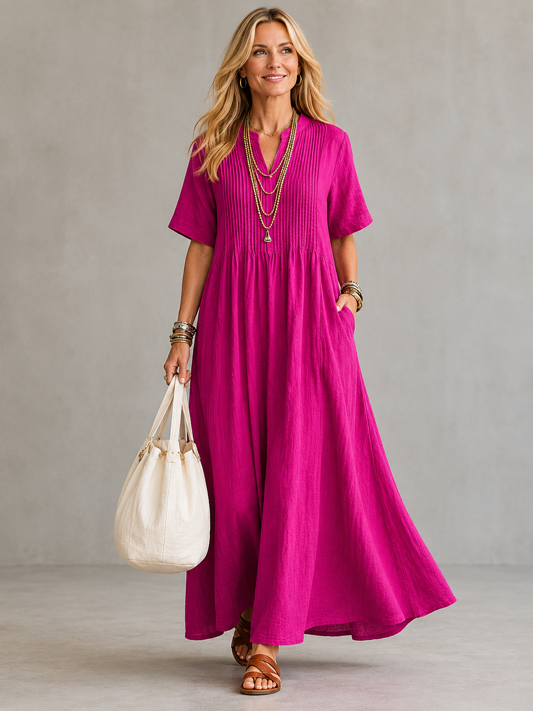 Ottoline™ | Pleated Dress
