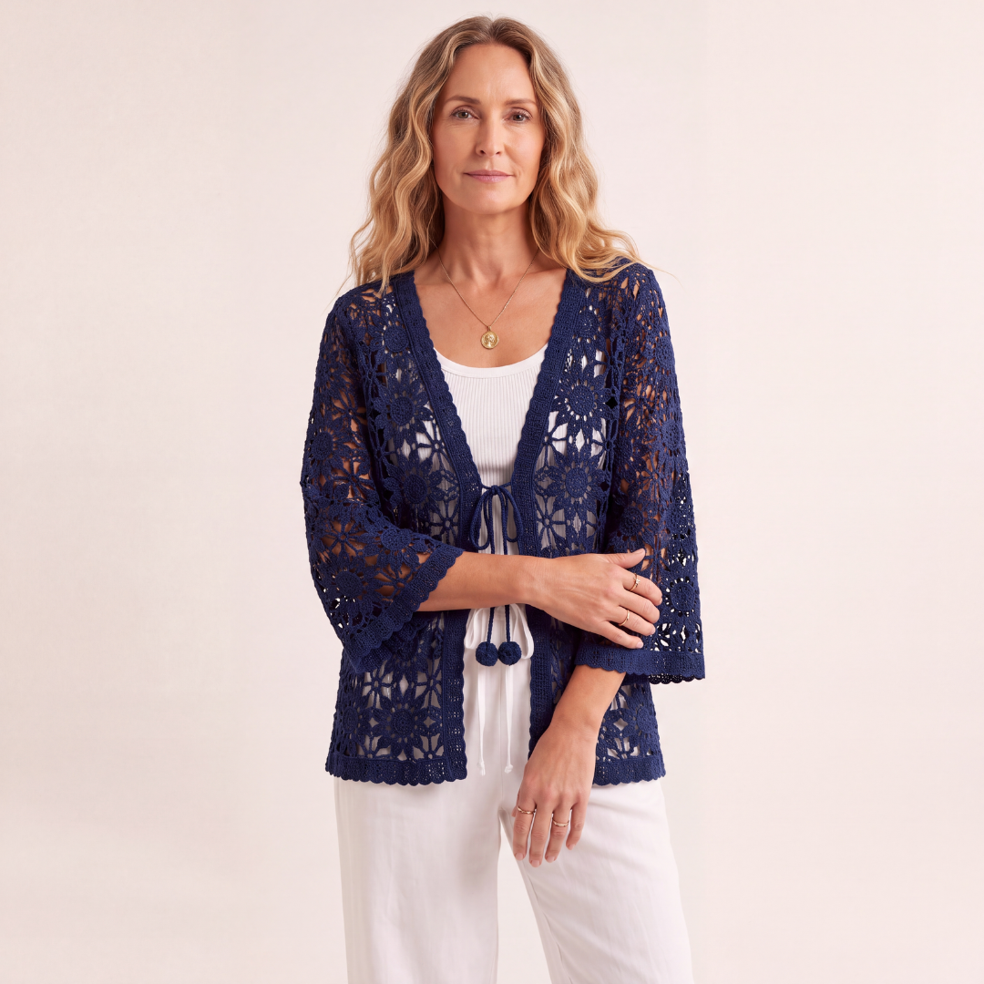 Elora Crochet Cardigan