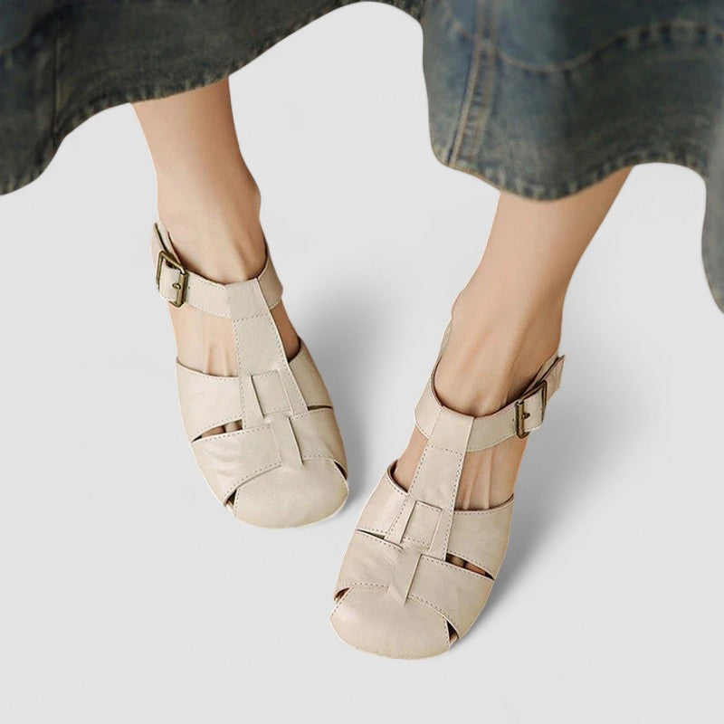Amelia - Genuine Leather Orthopaedic Mary Jane Shoes