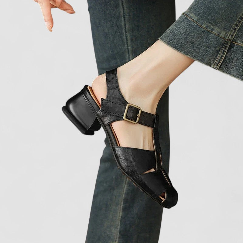 Amelia - Genuine Leather Orthopaedic Mary Jane Shoes