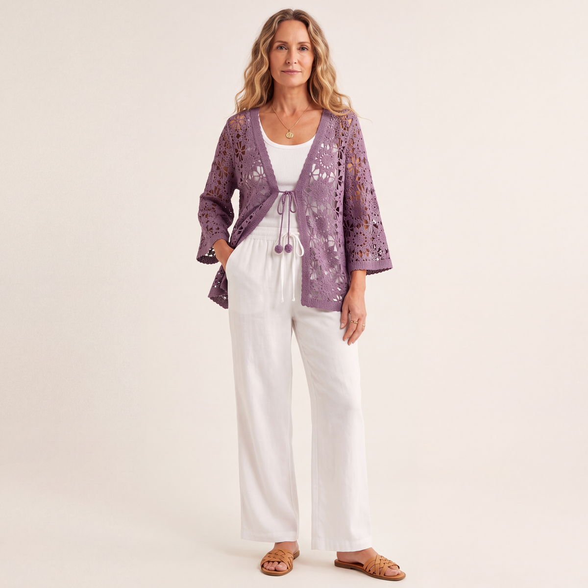 Elora Crochet Cardigan