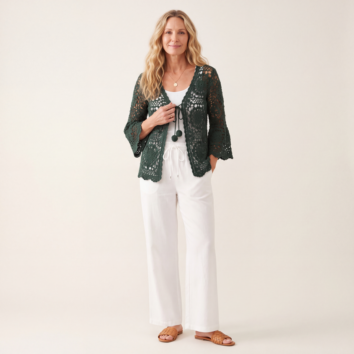 Elora Crochet Cardigan