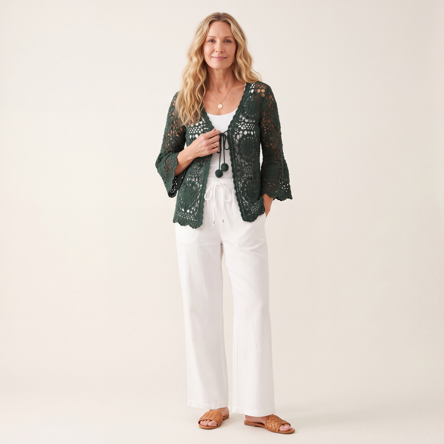 Elora Crochet Cardigan
