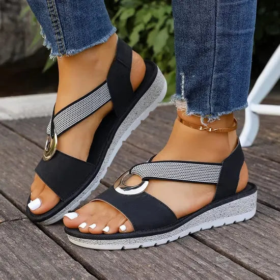 Emma™ Elegant Tailored Support Sandals