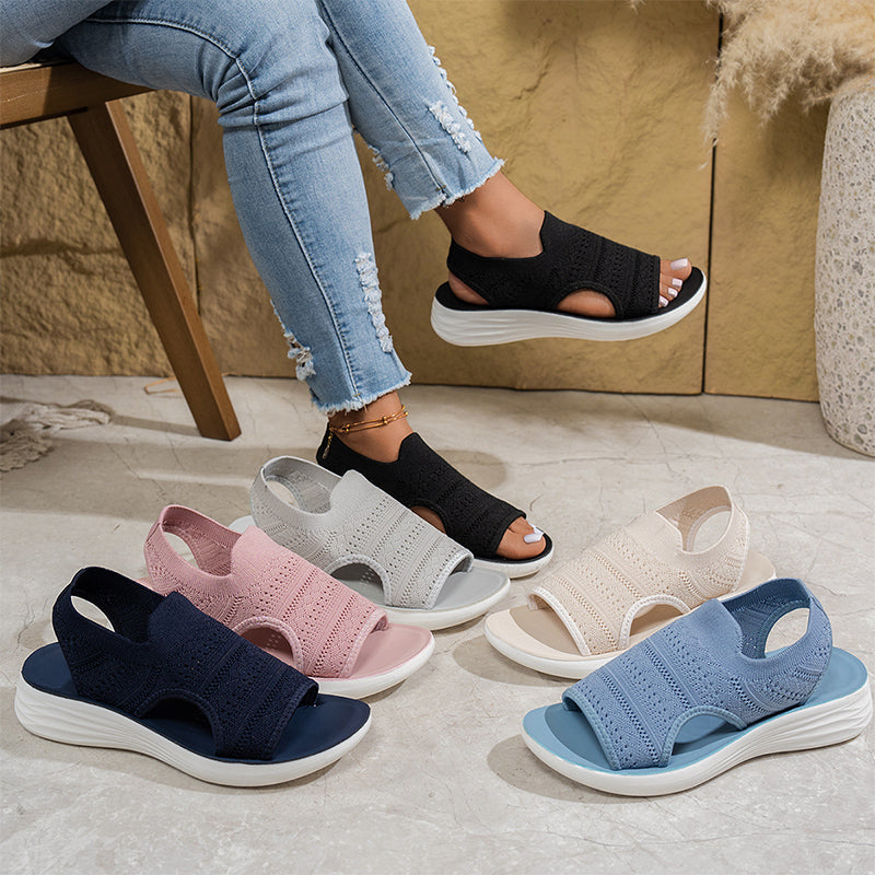 Zina™ Breathable Knit Platform Sandals