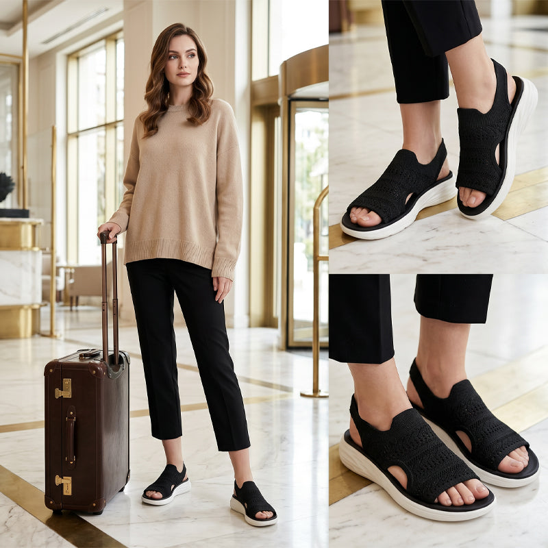 Zina™ Breathable Knit Platform Sandals
