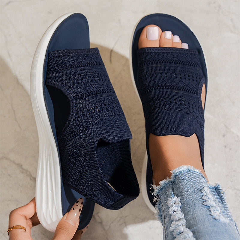Zina™ Breathable Knit Platform Sandals