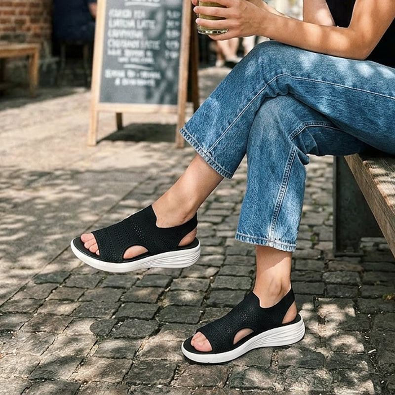 Zina™ Breathable Knit Platform Sandals